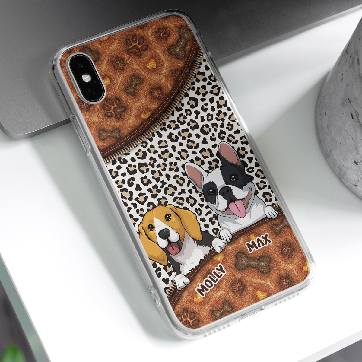 Our Dogs - Personalized 3D Inflated Effect Phone Case