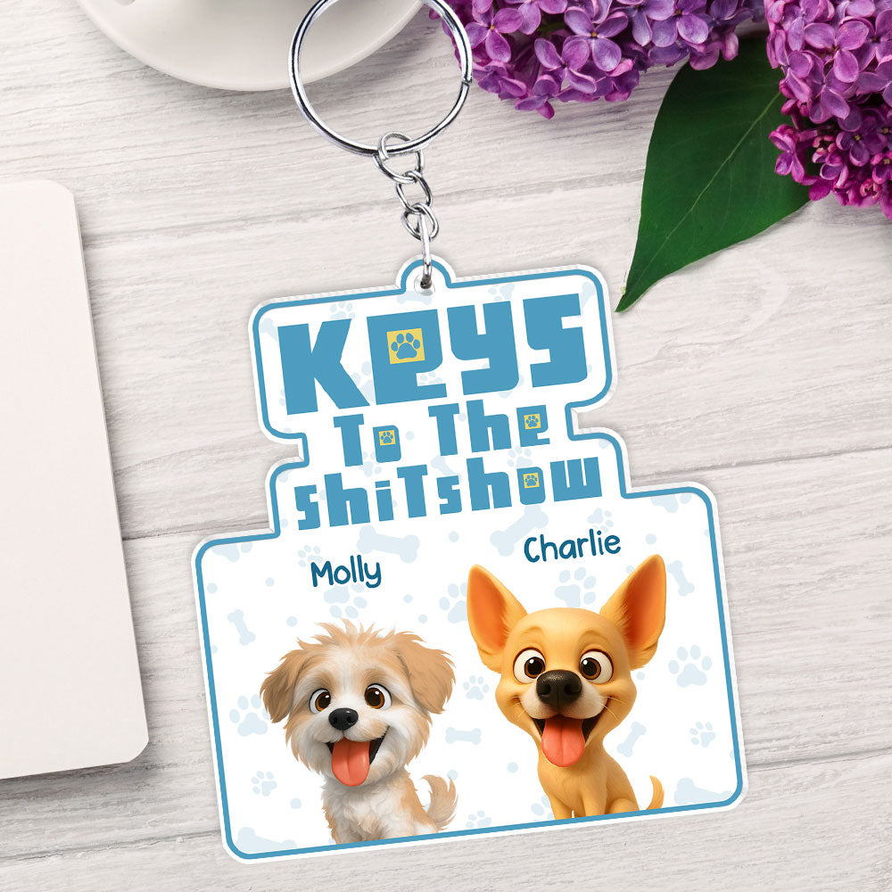 Keys To The Show - Personalized Acrylic Keychain