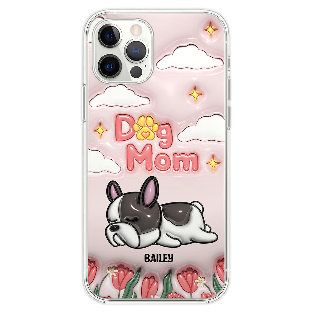 I Love My Fur Mom - Personalized 3D Inflated Effect Phone Case