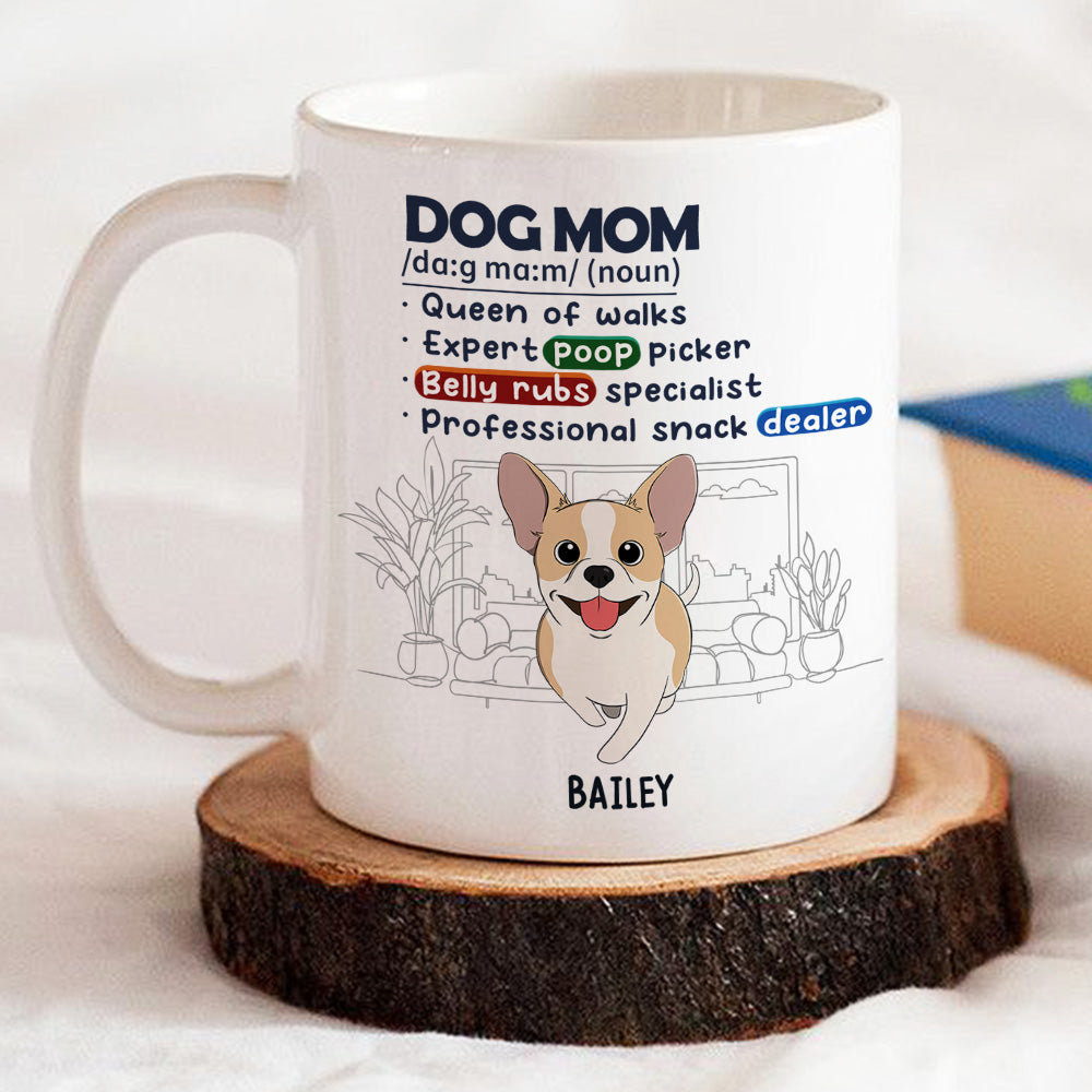 Custom Christmas Birthday Gifts For Dog Lovers • Dog King Queen Of Walks - Personalized Coffee Mug