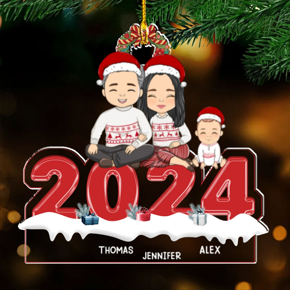 Family 2024 - Personalized Acrylic Ornament