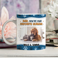 Custom Photo Mother's day Birthday Gifts For Cat Mom, Cat Lovers • I Love You The Most Ver Pet Photo - Personalized Coffee Mug