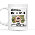 Custom Photo Father's day Birthday Gifts For Dog Dad, Dog Lovers • My Super Cool Dog Dad Photo - Personalized Coffee Mug