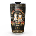 Custom Christmas Birthday Gifts For Cat Lovers • Pawther Day With Cat Dad - Personalized Tumbler