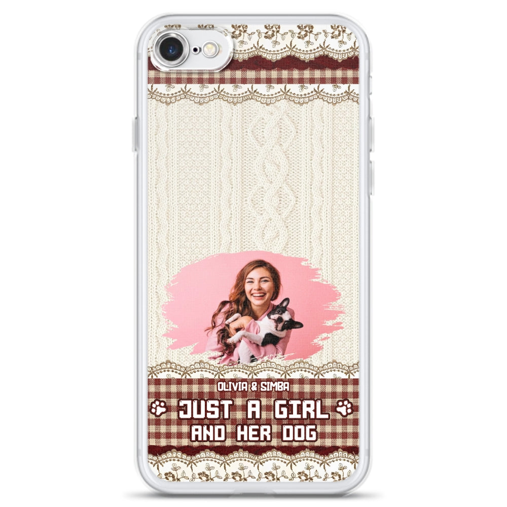 Just A Girl Photo - Personalized Phone Case