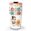 Custom Mother's day Birthday Gifts For Dog Mom, Dog Lovers • Mom Of Dogs - Personalized 3D Inflated Effect Tumbler