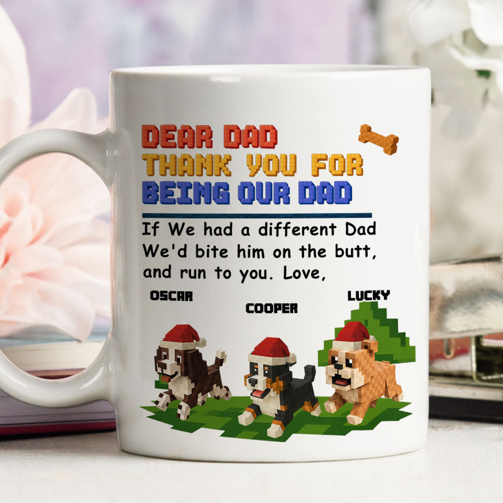 Custom Christmas Birthday Gifts For Dog Lovers • Bite All Of Them - Personalized Coffee Mug