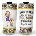 Custom Christmas Birthday Gifts For Dog Mom, Dog Lovers • Golden Mom - Personalized 3D Inflated Effect Tumbler