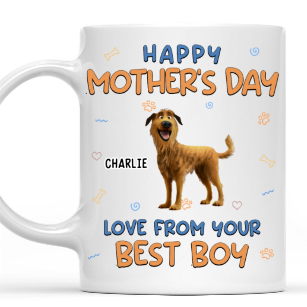 Custom Mother's Father's day Birthday Gifts For Dog Lovers • From Your Baby - Personalized Coffee Mug