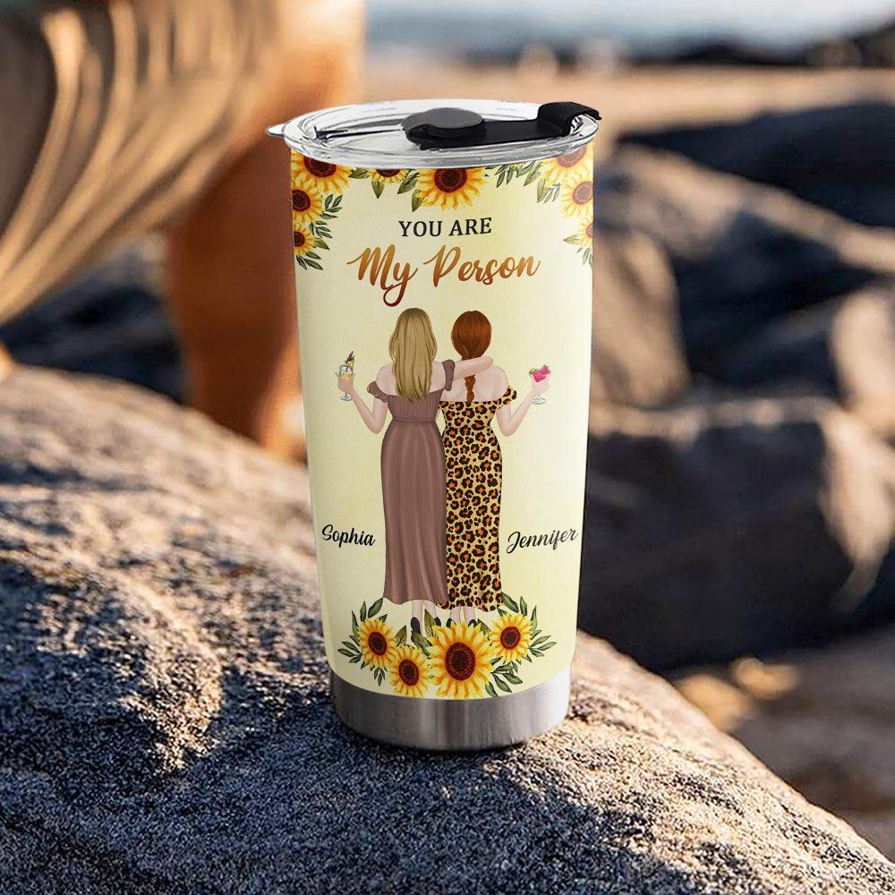 To My Badass Bestie - Personalized Tumbler