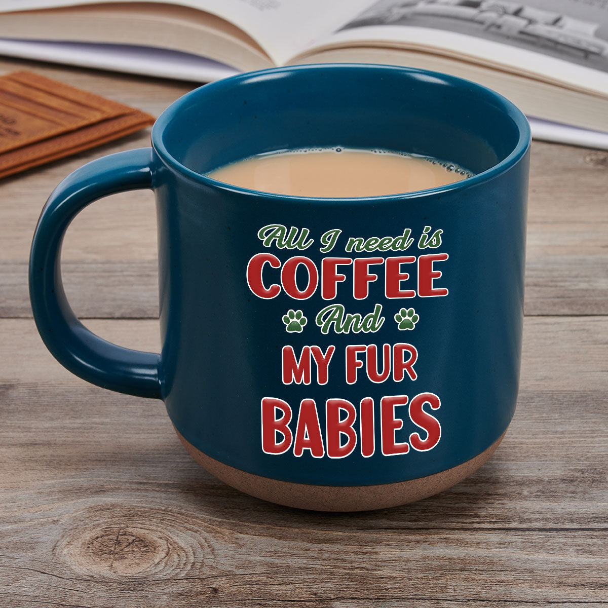 Custom Christmas Birthday Gifts For Dog Lovers • All I Need Is My Dog Version Fur Baby - Personalized Pottery Mug
