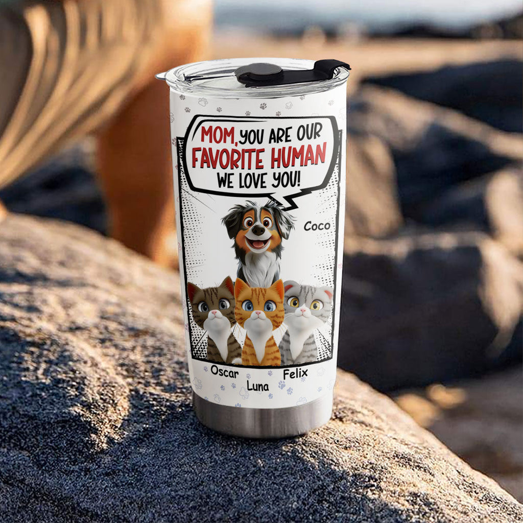 Custom Christmas Birthday Gifts For Pet Lovers • Favorite Pet Tumbler- Personalized Tumbler