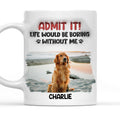 Without Me Photo - Personalized 3D Inflated Effect Mug