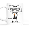 Custom Christmas Birthday Gifts For Dog Dad, Dog Lovers • Getting Me As A Bonus - Personalized Coffee Mug