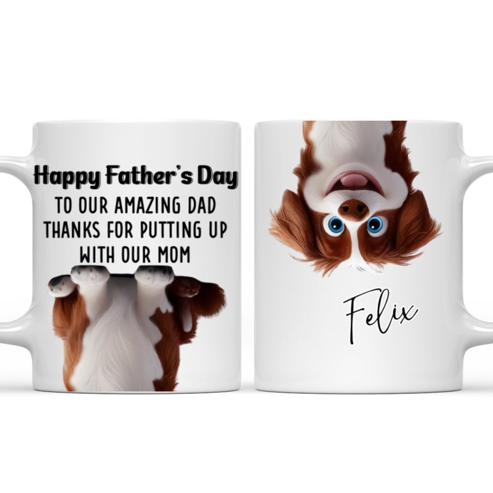 Custom Mother's day Birthday Gifts For Dog Mom, Dog Lovers • Putting Up - Personalized Coffee Mug