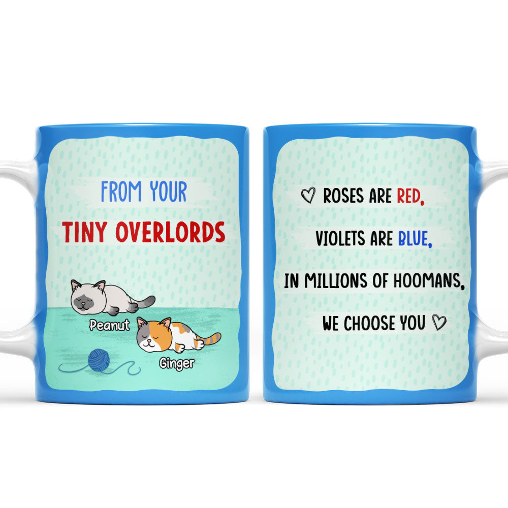 Custom Mother's day Birthday Gifts For Cat Mom, Cat Lovers • I Choose You - Personalized Coffee Mug