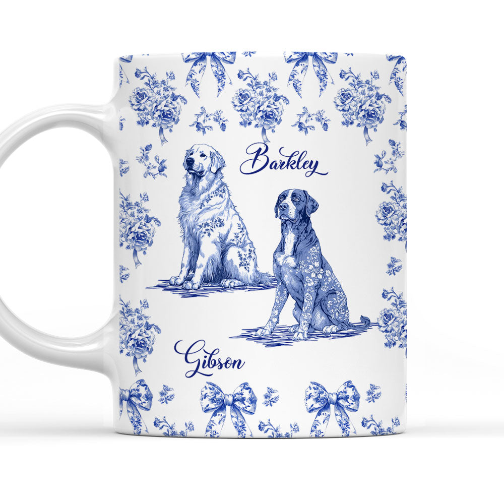 Custom Christmas Birthday Gifts For Dog Mom, Dog Lovers • Fond Of You Dog Ver - Personalized Coffee Mug