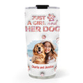 Custom Photo Christmas Birthday Gifts For Dog Mom, Dog Lovers • You Are The Miracle Photo - Personalized 3D Inflated Effect Tumbler