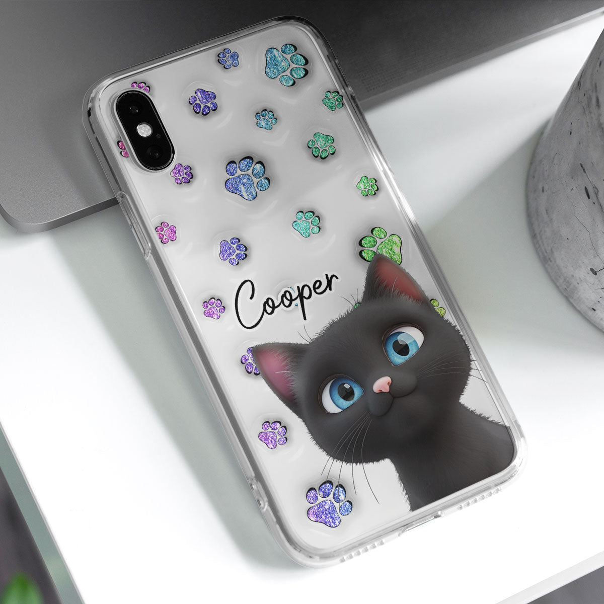 Cat Baby - Personalized 3D Inflated Effect Phone Case