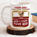 Custom Photo Christmas Birthday Gifts For Dog Lovers • Dog Mom Dad I Stole Your Heart Photo - Personalized Coffee Mug