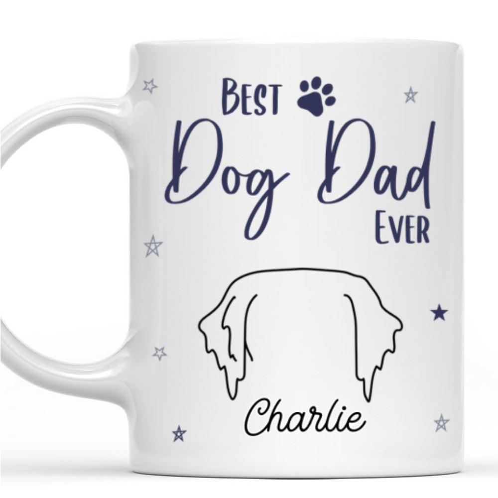 Custom Christmas Birthday Gifts For Dog Lovers • Dog Dad Mom Star - Personalized Coffee Mug