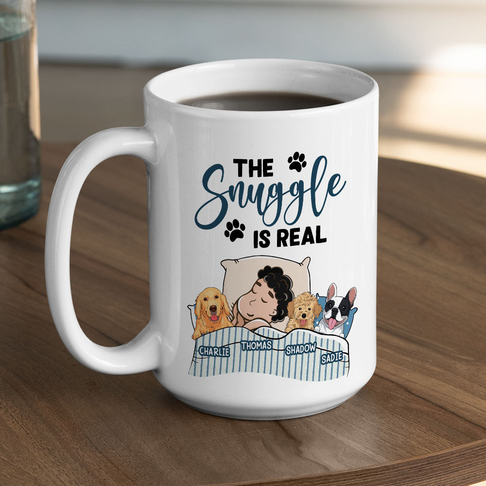 Custom Christmas Birthday Gifts For Dog Lovers • Is Real - Personalized Coffee Mug