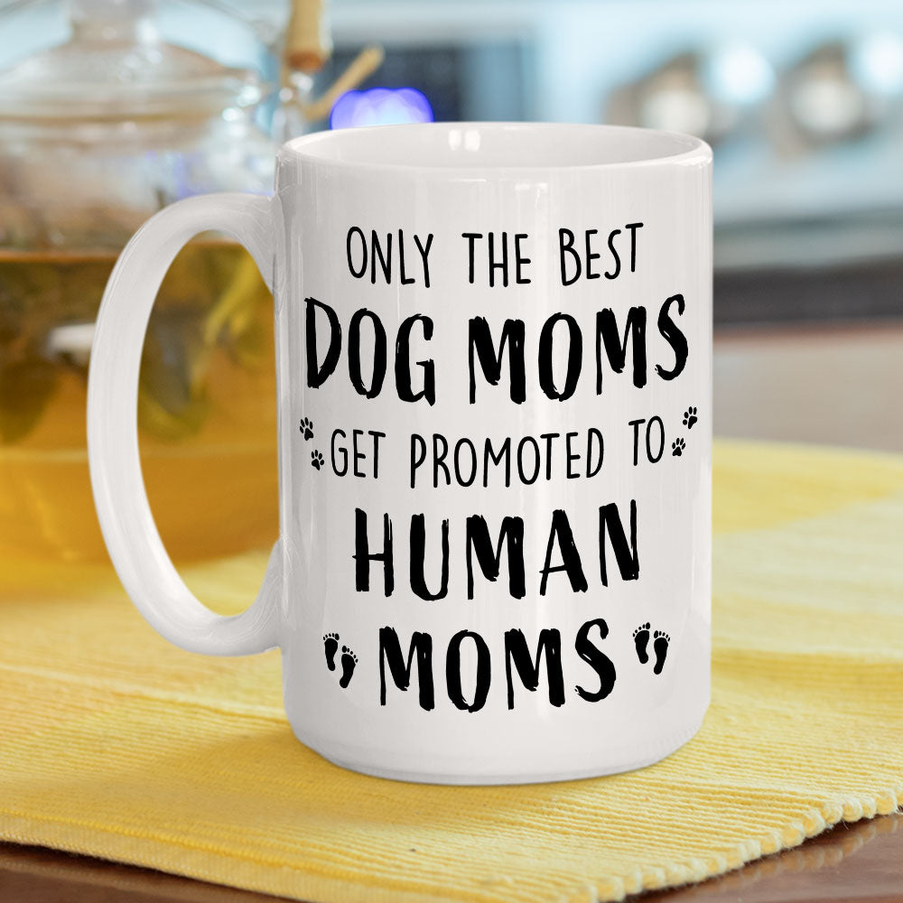 Custom Christmas Birthday Gifts For Dog Lovers • The Best Dog Mom - Personalized Coffee Mug