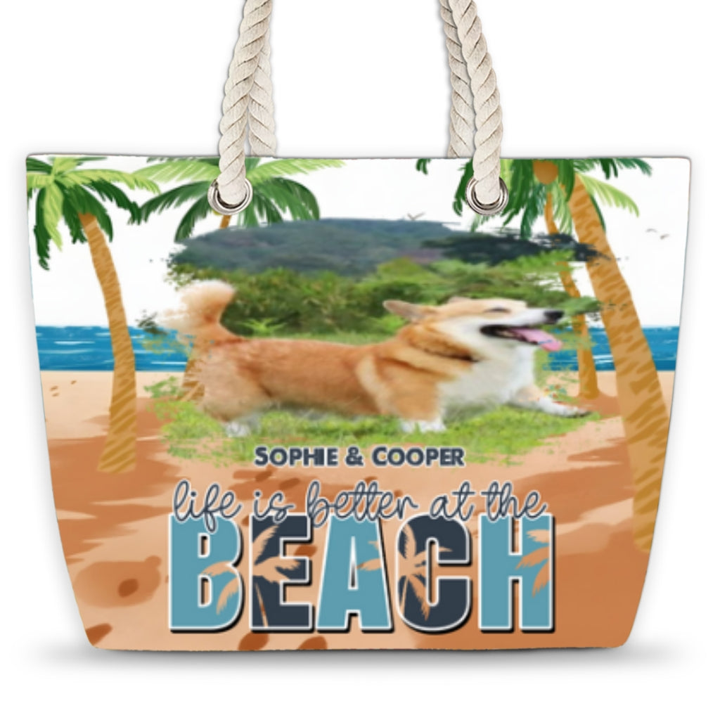 Life Is Better Photo - Personalized Beach Bag