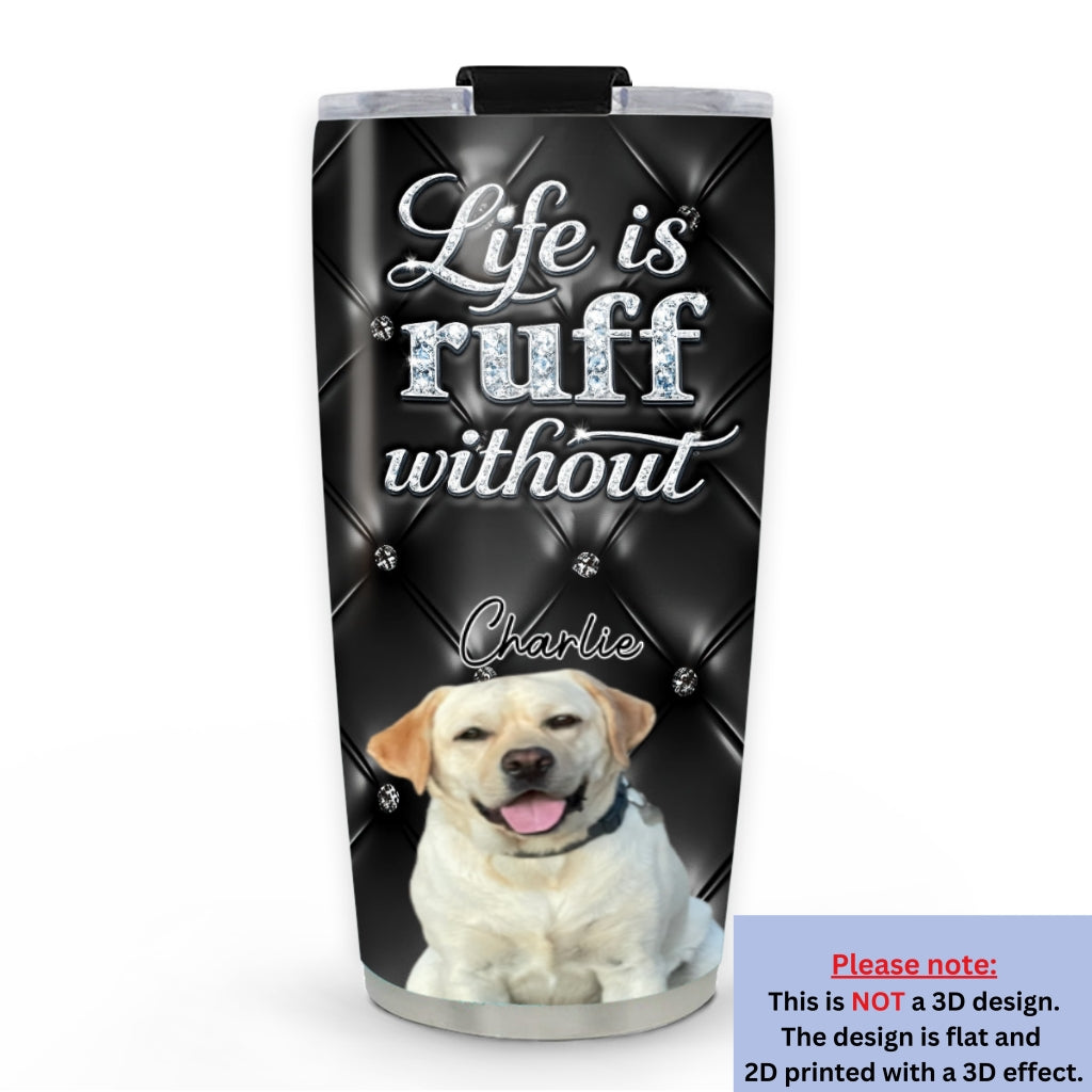 Custom Photo Christmas Birthday Gifts For Dog Mom, Dog Lovers • Swell It Up Photo - Personalized 3D Effect Tumbler