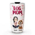 Custom Christmas Birthday Gifts For Dog Mom, Dog Lovers • Girls Are In Love With Dogs Ver 2 - Personalized 3D Effect Tumbler