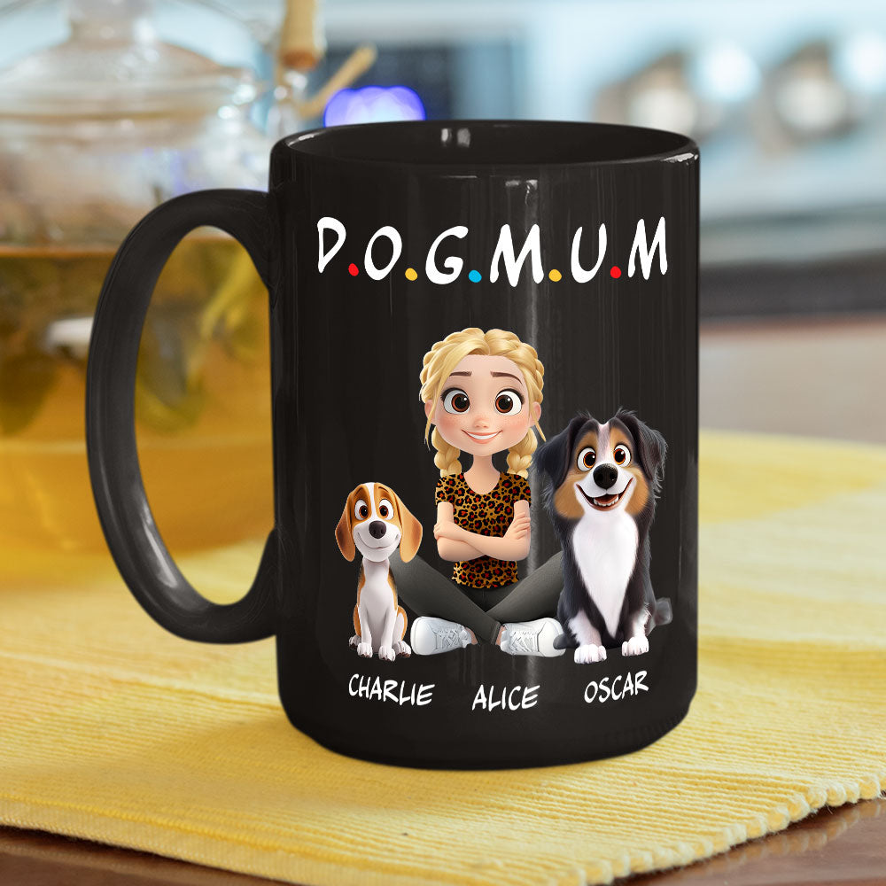 Custom Christmas Birthday Gifts For Dog Dad, Dog Lovers • A Dog Parent - Personalized Coffee Mug