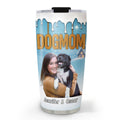 Custom Photo Christmas Birthday Gifts For Dog Mom, Dog Lovers • Your Mom Now Onwards Photo - Personalized 3D Inflated Effect Tumbler