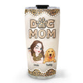 Custom Christmas Birthday Gifts For Dog Mom, Dog Lovers • This Is My Dog Mom - Personalized 3D Inflated Effect Tumbler