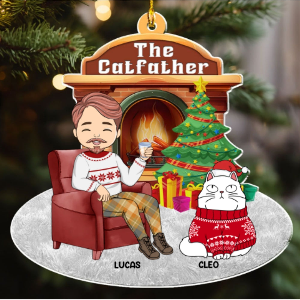 Catparent Christmas - Personalized Acrylic Ornament