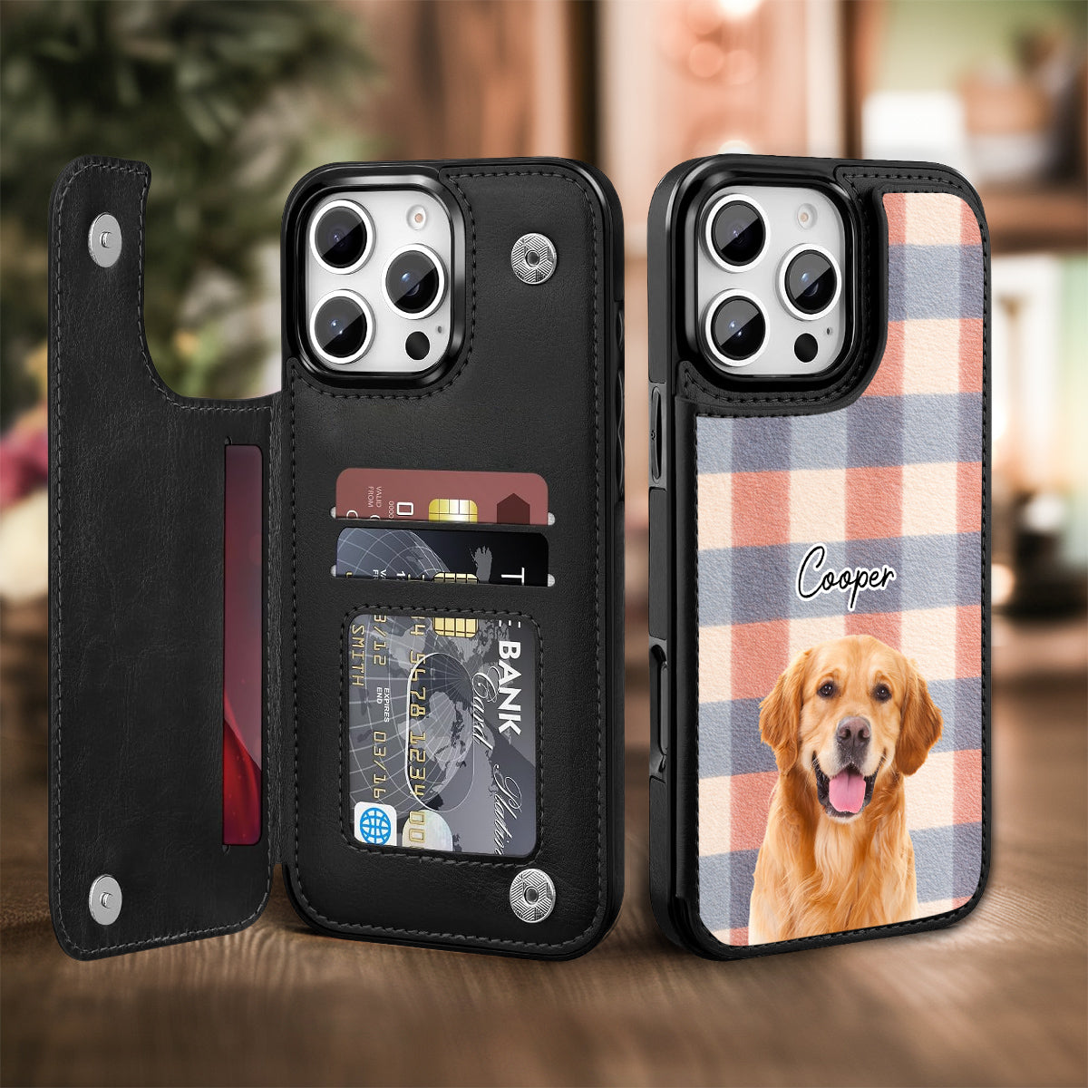 The Mom They Need Photo - Personalized Leather Phone Case