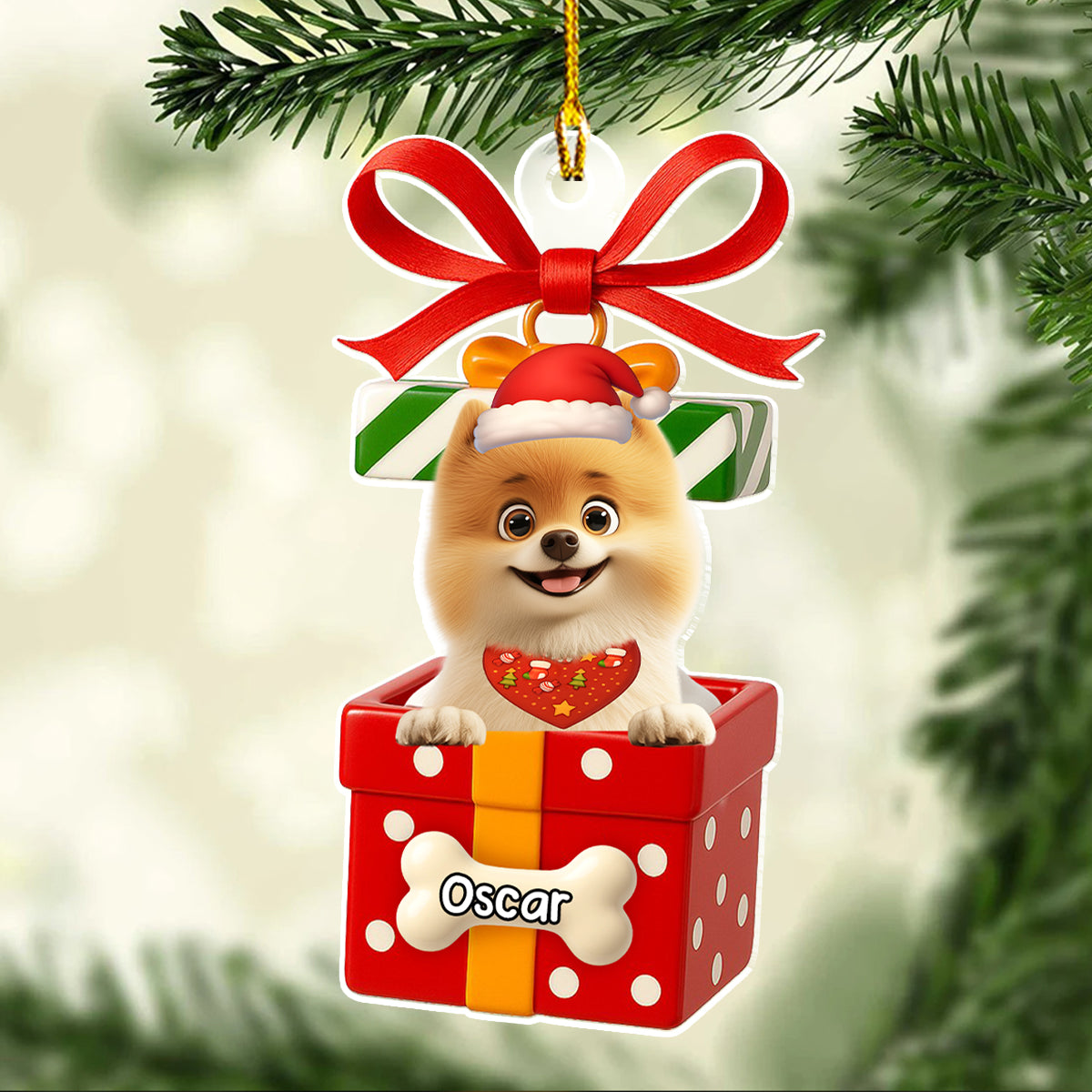 Custom Christmas Decor Home Birthday Gifts For Dog Mom, Dog Lovers • Funny Gift - Personalized Acrylic Ornament