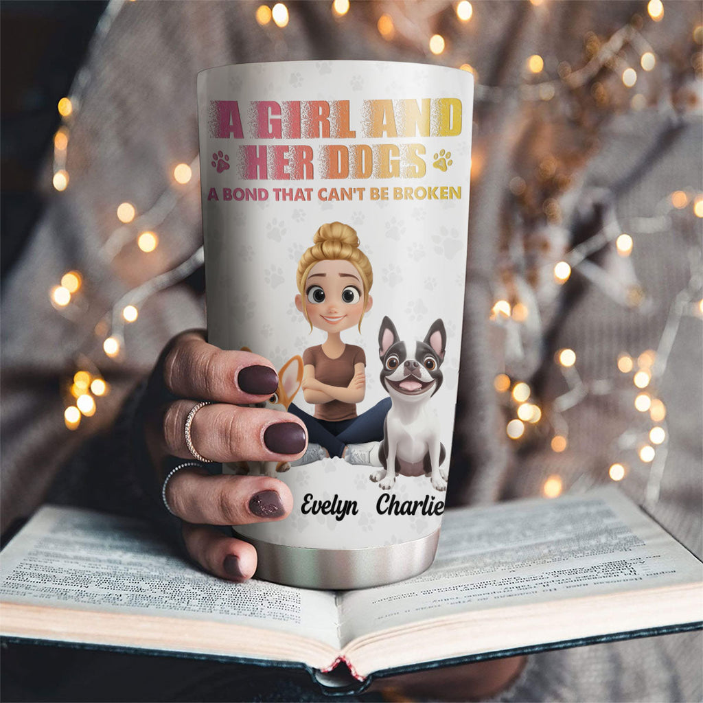 Custom Christmas Birthday Gifts For Dog Lovers • Best Parent To Me - Personalized Tumbler