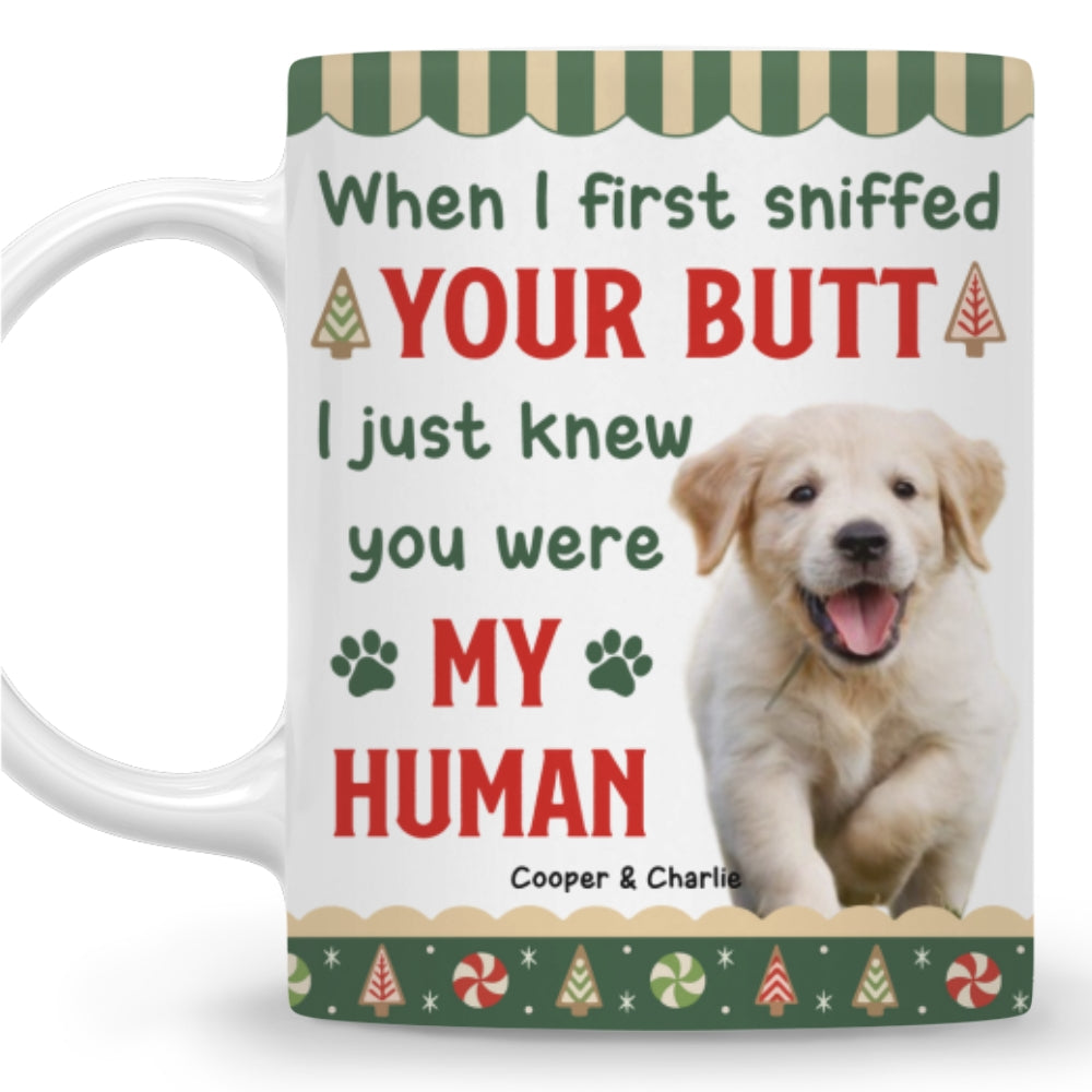 Custom Photo Christmas Birthday Gifts For Dog Lovers • I Just Knew Photo - Personalized Coffee Mug