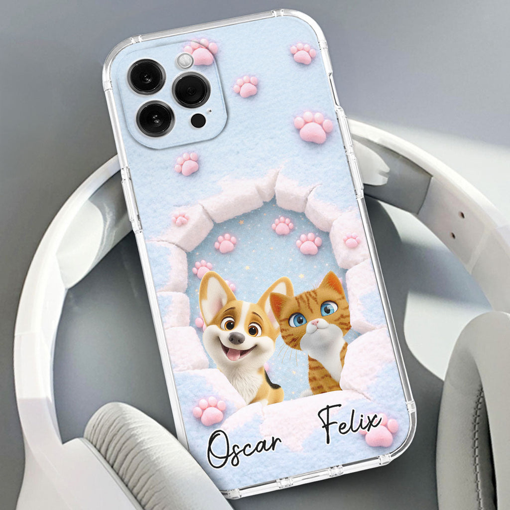 Dreaming Funny Cartoon Pets - Personalized Phone Case
