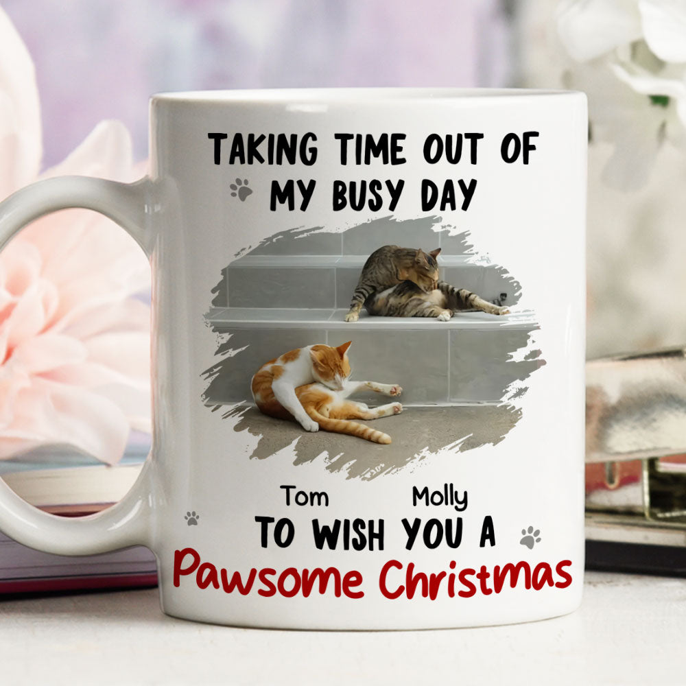 My Busy Day Photo - Personalized Coffee Mug