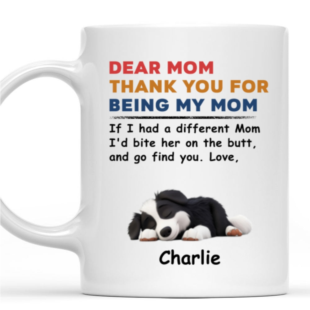 Custom Christmas Birthday Gifts For Dog Lovers • If I Had A Different - Personalized Coffee Mug