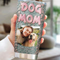 Custom Photo Christmas Birthday Gifts For Dog Mom, Dog Lovers • The Mom Of The Dog Photo - Personalized 3D Effect Tumbler