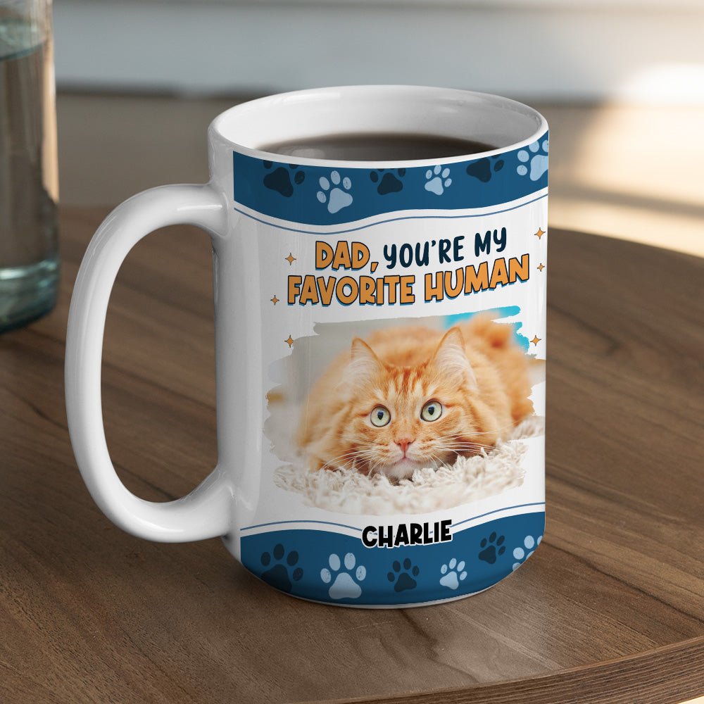 Custom Photo Mother's day Birthday Gifts For Cat Mom, Cat Lovers • I Love You The Most Ver Cat Photo - Personalized Coffee Mug
