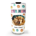 Fur Mom Summer Photo - Personalized 3D Inflated Effect Tumbler