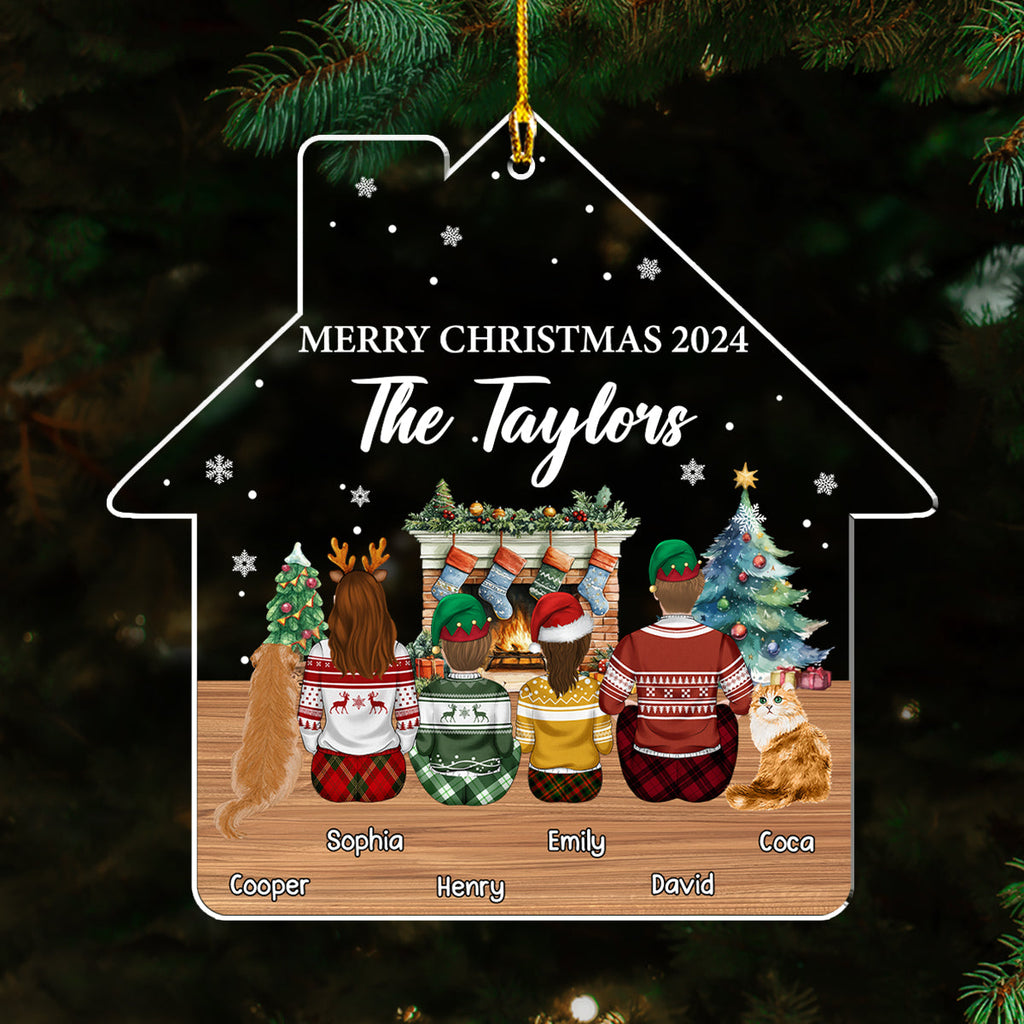 Family Reunion Christmas - Personalized Acrylic Ornament