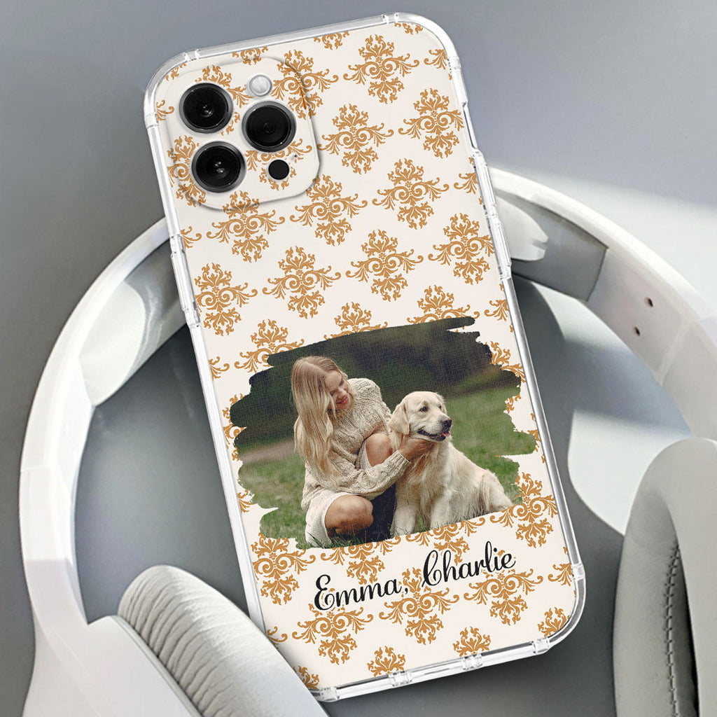 Pumskin Girl And Her Pet Photo - Personalized Phone Case
