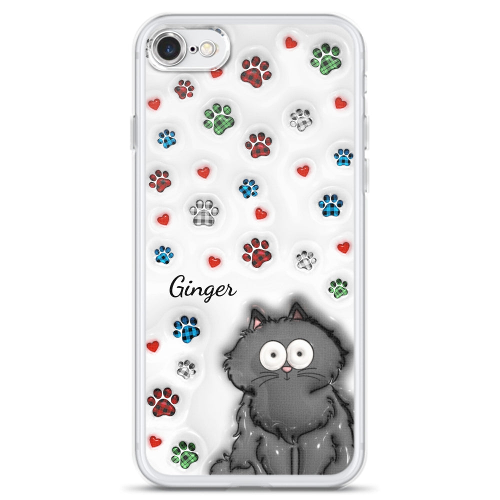 Lovely Cat Babies - Personalized 3D Inflated Effect Phone Case