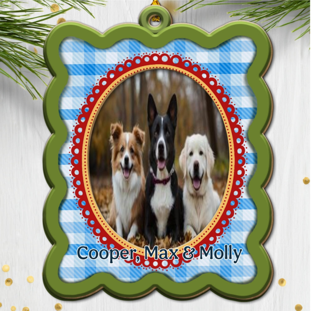 From Me To You Photo - Personalized Wood Ornament