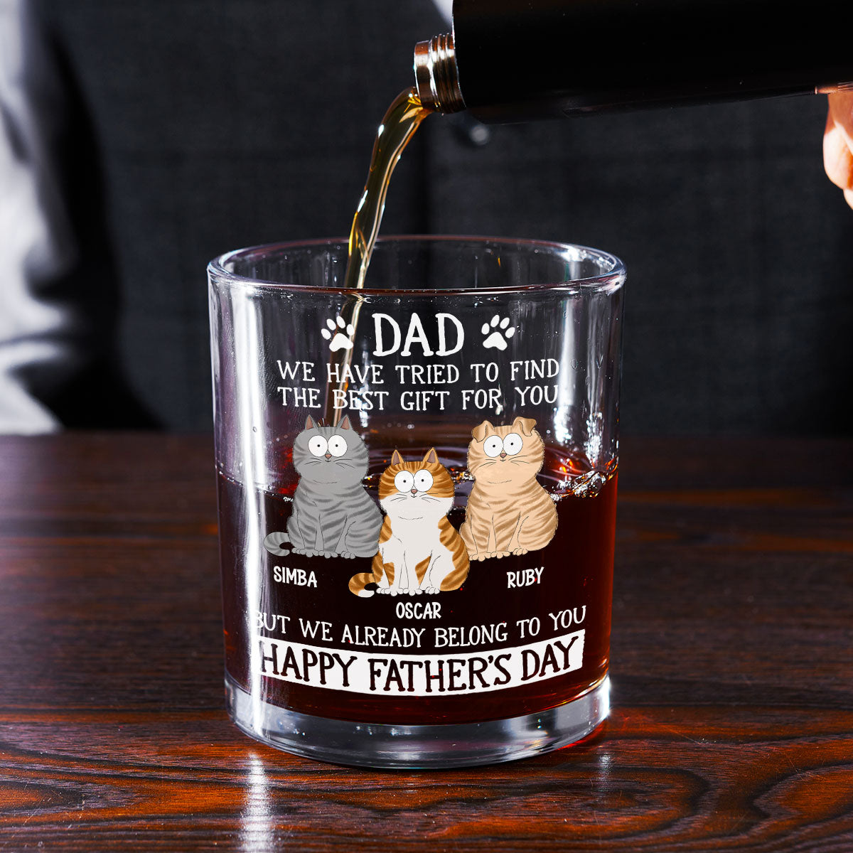 Our Gift Is Ourselves - Personalized Whiskey Glass