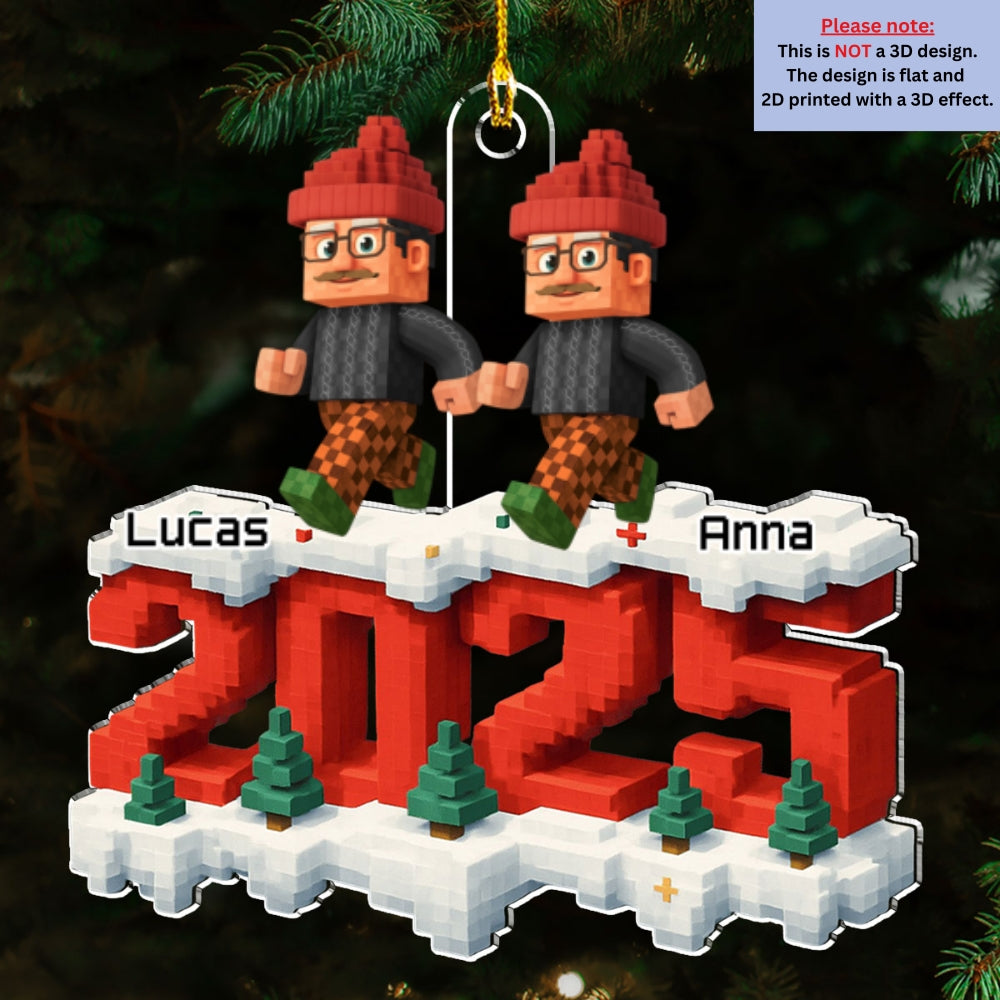 Custom Christmas Decor Home Birthday Gifts For Cat Lovers • All Of Us And Cats - Personalized 3D Effect Acrylic Ornament